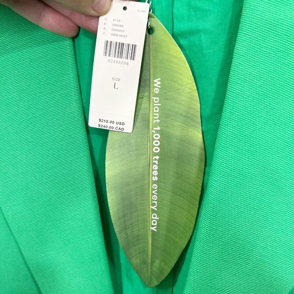 FARM RIO Green Longline Blazer Two Button NWT Size Large - Picture 7 of 9